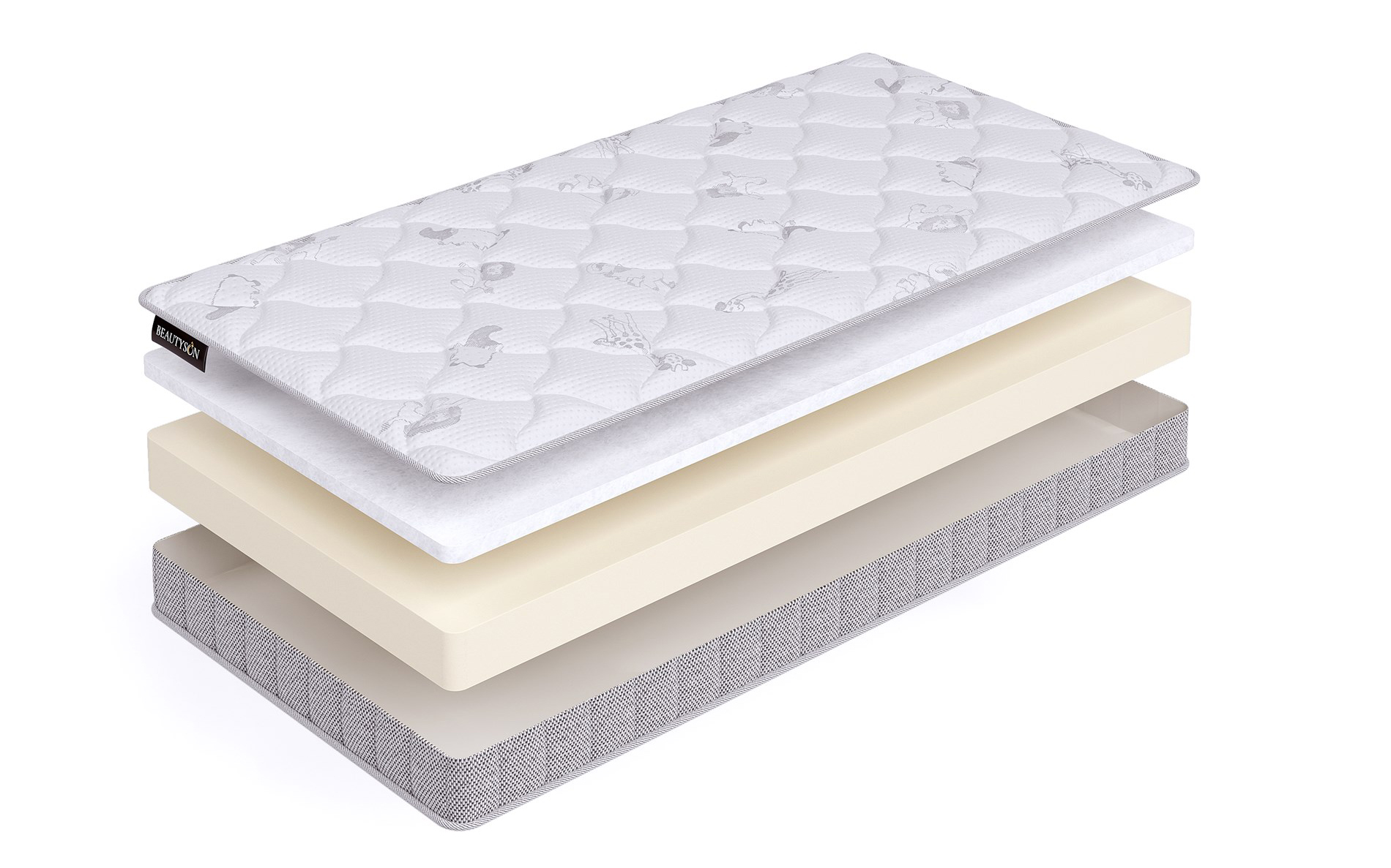 фото: Детский Матрас Beautyson Baby AirFoam Fiber LUX